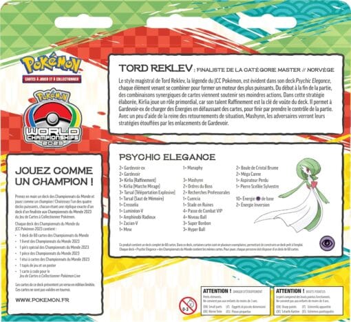 Pokémon Deck des Championnats du Monde du JCC 2023 – Tord Reklev – Image 2
