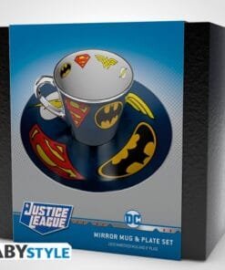 Alternative view of DC COMICS - Tasse à café miroir et soucoupe - Logo