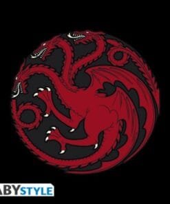 Alternative view of GAME OF THRONES - Casquette snapback- Noir & Rouge - "Targaryen"