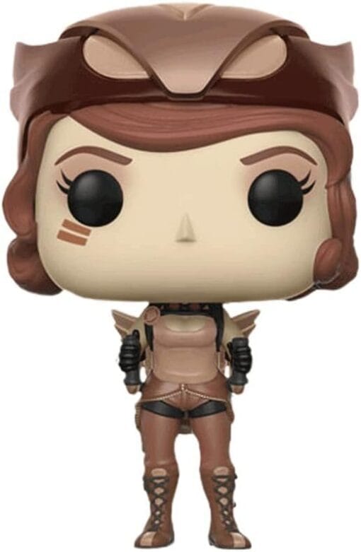 DC Funko Pop Comics : Bombshells – Hawkgirl Sepia – Figurine en Vinyle Bobble-Head – Image 2