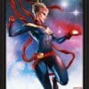 cadre mural captain marvel