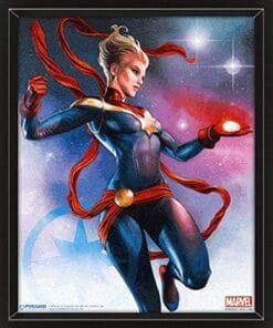 cadre mural captain marvel