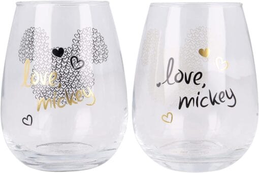 Stor Lot de 2 verres en verre 510 ml Mickey, – Image 2