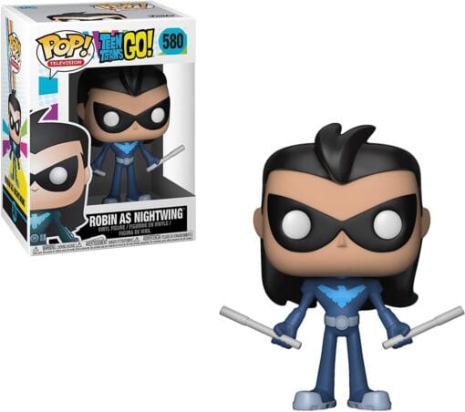 Funko - Figurine POP Vinyle - Teen Titans Go! - Robin as Nightwing