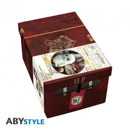 HARRY POTTER - Pck premium Mug 3D+Porte-clés 3D+Pin's "Valise Harry"