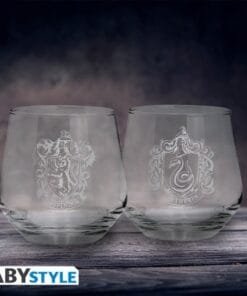 HARRY POTTER - Set de 2 verres Gryffondor & Serpentard EUROPE