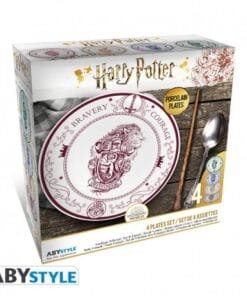 HARRY POTTER - Set de 4 Assiettes - Maisons Poudlard