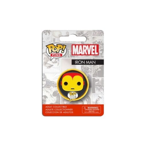 MARVEL COMICS POP! PINS BADGE IRON MAN