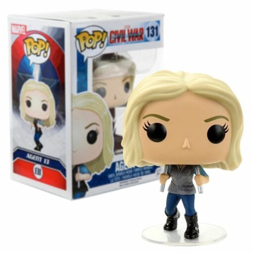 FUNKO POP 131 AGENT 13 MARVEL CIVIL WAR CAPTAIN AMERICA