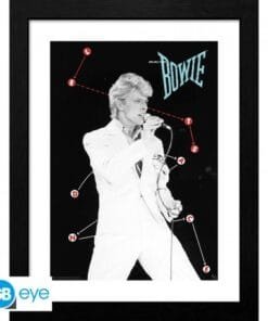 tirage encadré david bowie