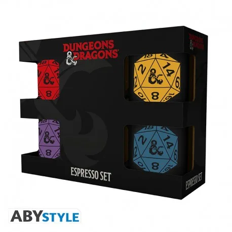 DONJONS ET DRAGONS - Set 4 espresso mugs - D20 – Image 2