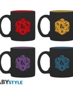DONJONS ET DRAGONS - Set 4 espresso mugs - D20
