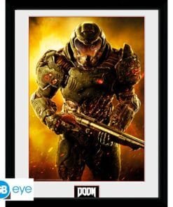 DOOM Tirage encadré Marine