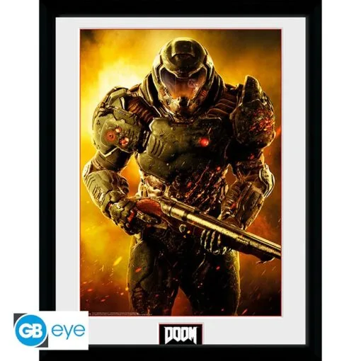 DOOM Tirage encadré Marine