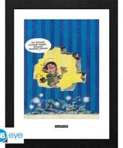 Alternative view of GASTON - Tirage encadré - "Mur" (30x40)