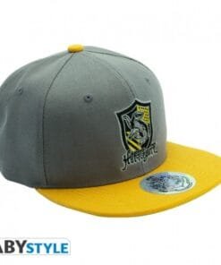 HARRY POTTER - Casquette snapback- Gris & Jaune - Poufsouffle