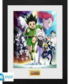 Alternative view of HUNTER X HUNTER - Tirage encadré "Key Art Course " (30x40)