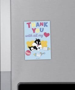 Looney Tunes - Magnet - "THANK YOU with all my heart"