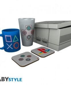 PLAYSTATION - Pck Verre XXL + Mug + 2 Coasters "Classique"