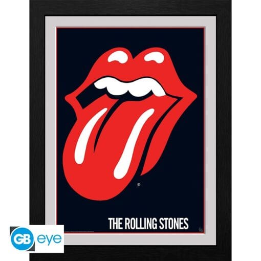 THE ROLLING STONES - Tirage encadré "Lèvres" (30x40)