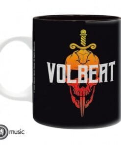 Alternative view of MUSIQUE - Mug VOLBEAT, Crâne & Roses - 320 ml