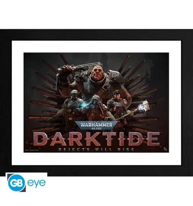 WARHAMMER 40.000 - Tirage encadré "Darktide" (30x40)