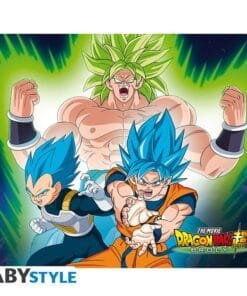DRAGON BALL BROLY Tapis de souris souple Broly VS Goku & Vegeta
