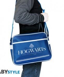 HARRY POTTER - Sac Besace bleu Hogwarts - Vinyle*