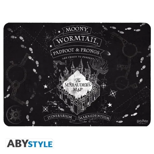 HARRY POTTER Tapis de souris gaming Carte du Maraudeur – Image 2