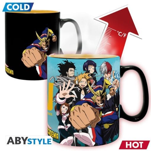 MY HERO ACADEMIA Mug thermo-réactif Groupe – Image 3
