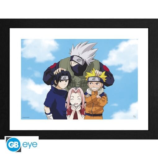 NARUTO Tirage encadré Photo Équipe 7