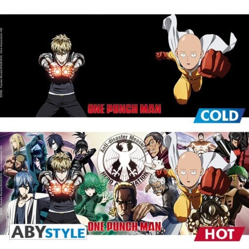 ONE PUNCH MAN Mug thermo-réactif Héros Grand contenant – Image 3