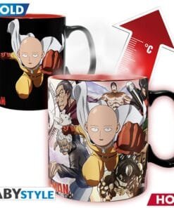 ONE PUNCH MAN Mug thermo-réactif Héros Grand contenant