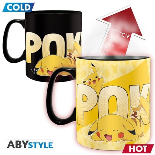 POKEMON Coffret cadeau premium Verre XXL + Mug + Cahier Pikachu – Image 2