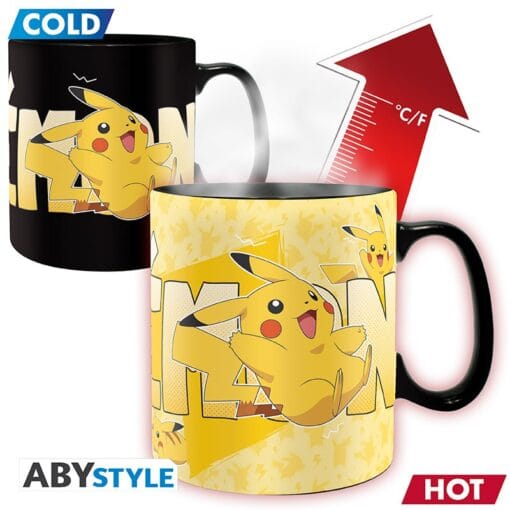 POKEMON Coffret cadeau premium Verre XXL + Mug + Cahier Pikachu – Image 3