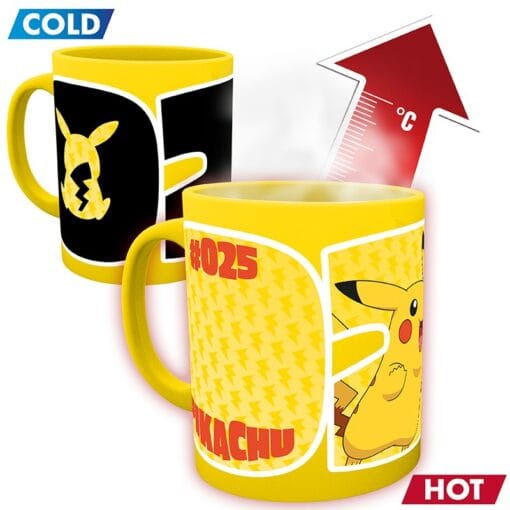 POKEMON Mug Thermo-réactif Pikachu 25