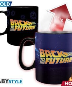 Alternative view of RETOUR VERS LE FUTUR Mug thermo-réactif Time Machine