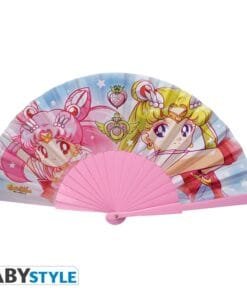 SAILOR MOON Eventail Sailor Moon et Chibi Moon