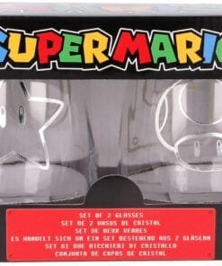 Stor Lot de 2 Verres en Verre 510 ML Super Mario,