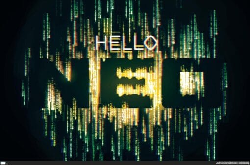 Matrix: Resurrections-Hello Neo Poster mural 91,5X61 cm
