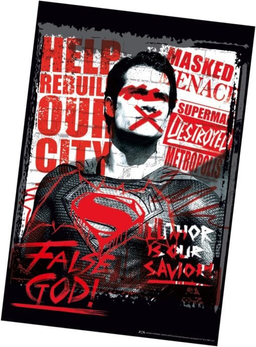 Batman v Superman Puzzle Superman Graffiti