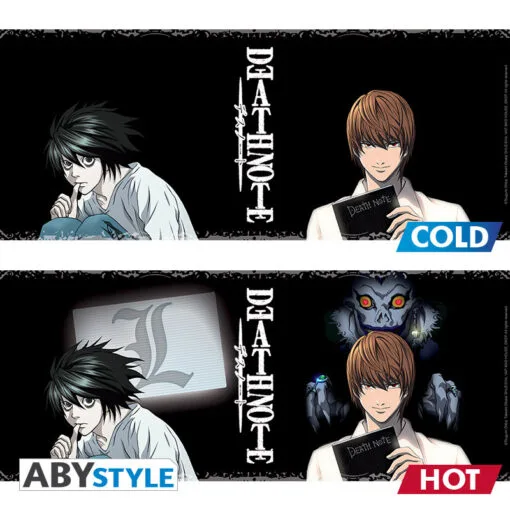 DEATH NOTE Mug thermo-réactif Kira & L Grand contenant – Image 3