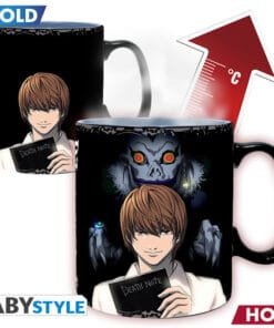 DEATH NOTE Mug thermo-réactif Kira & L Grand contenant