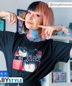 Alternative view of DEATH NOTE T-shirt Je suis la justice