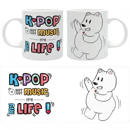 K-POP - Mug - 320 ml – Happy Mix - Ourson – Image 3