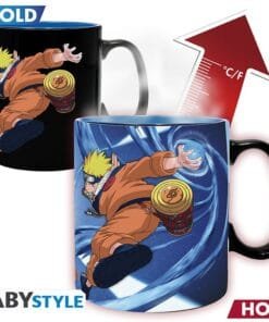 NARUTO Mug Thermo-réactif Naruto & Sasuke Grand contenant