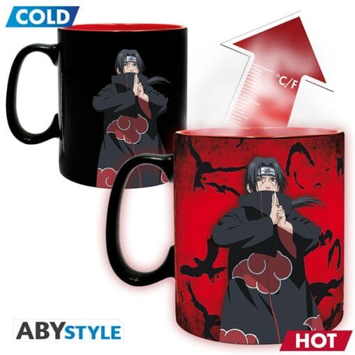 NARUTO SHIPPUDEN Mug Thermo-réactif Kakashi Itachi Grand contenant – Image 2