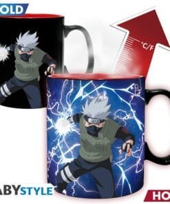 NARUTO SHIPPUDEN Mug Thermo-réactif Kakashi Itachi Grand contenant