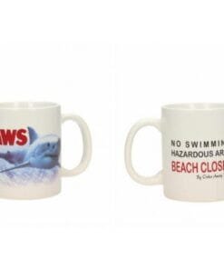 Alternative view of SD Toys Tasse en Céramique Blanche Requin Plage Fermée 330 ml