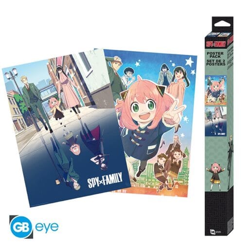 SPY X FAMILY Set 2 Chibi Posters Une double famille